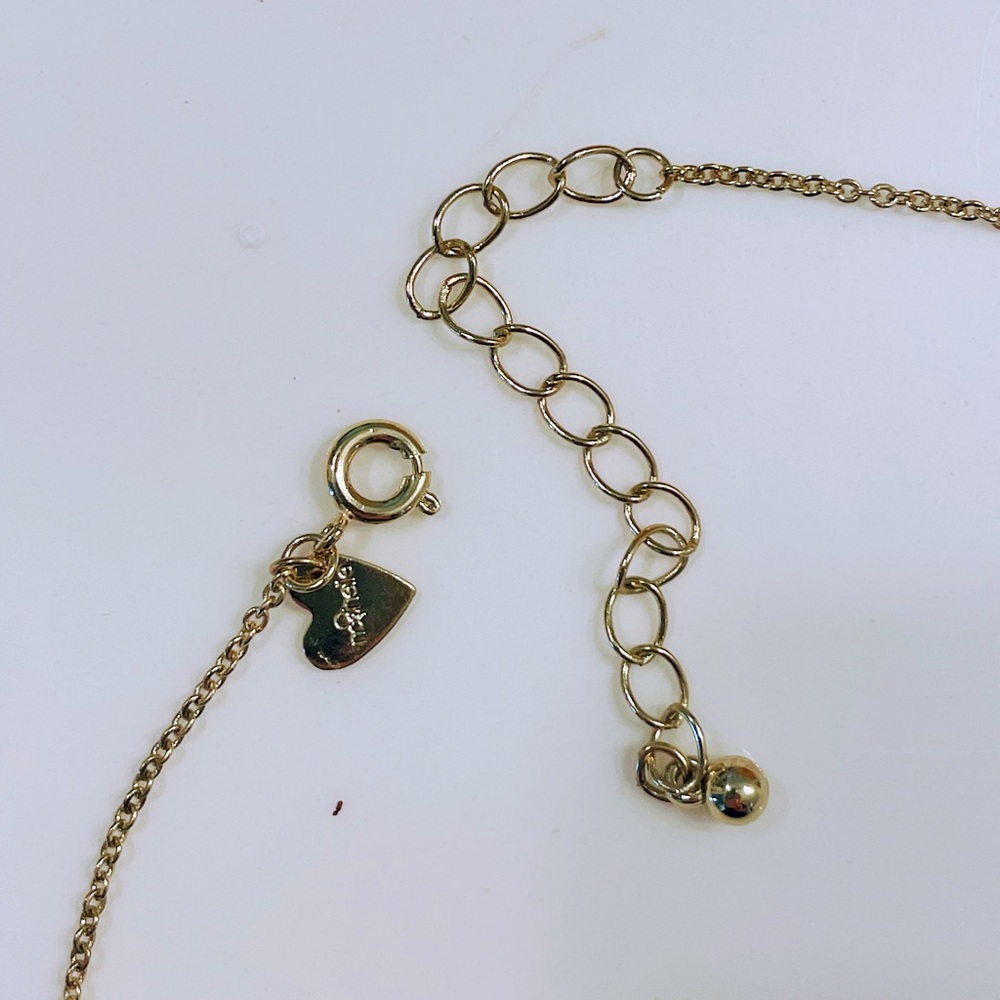 Textured Gold Heart Necklace by Nashelle Jewelry for Neiman Marcus - Picture 7 of 9